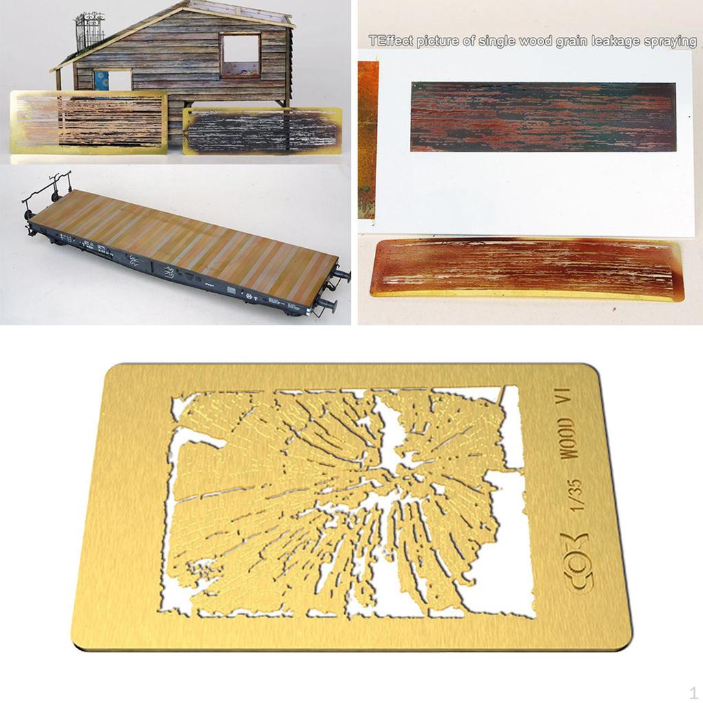 Hantverksmålningsverktyg Schablonmallar Spray /35 Tankmodeller Airbrush Dekorering