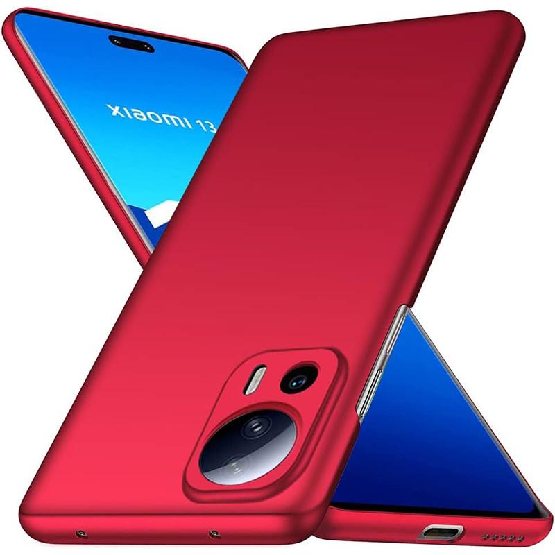 

Ультратонкий матовый твердый чехол для Xiaomi Mi 13 13T 12 11 10 Lite 12X 12S 12T 11T Pro Ultra однотонная поликарбонатная задняя крышка MI 10 PRO красный