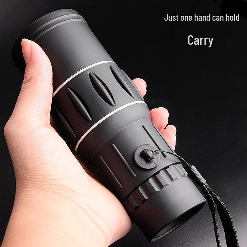 16x52 HD Monocular Telescope with Low-Light Night Vision for Mobile Photography