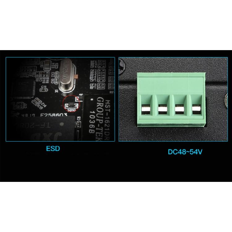 5-Port Network LAN RJ45 POE Splitter Wlan Hub Ethernet Switch 10/100M Industrial