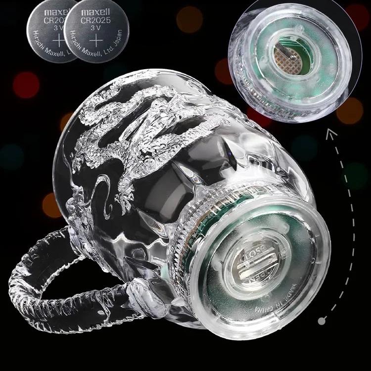 Home Use Water Cup Rainbow Color-Changing Cup Light-Up Water Cup Beer Glow-in-the-Dark Cup