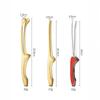 Silver Stainless Steel Bbq Tongs Non Slip Easy Clean Reusable Cooking Utensils For Serving Food Camping Bbq Buffet Oven Tools