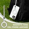 Oboustranná magnetická šňůrka na telefon Pro Magsafe Pro iPhone Držák s kroužkem Stojan Proti ztrátě Pásek Držák na smartphone