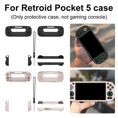 Silikonhülle für Retroid Pocket 5 Spielkonsole Staubdichte Hülle Abdeckung für RP5 Kratzfester Schutzhülle Hülle Spielzubehör
