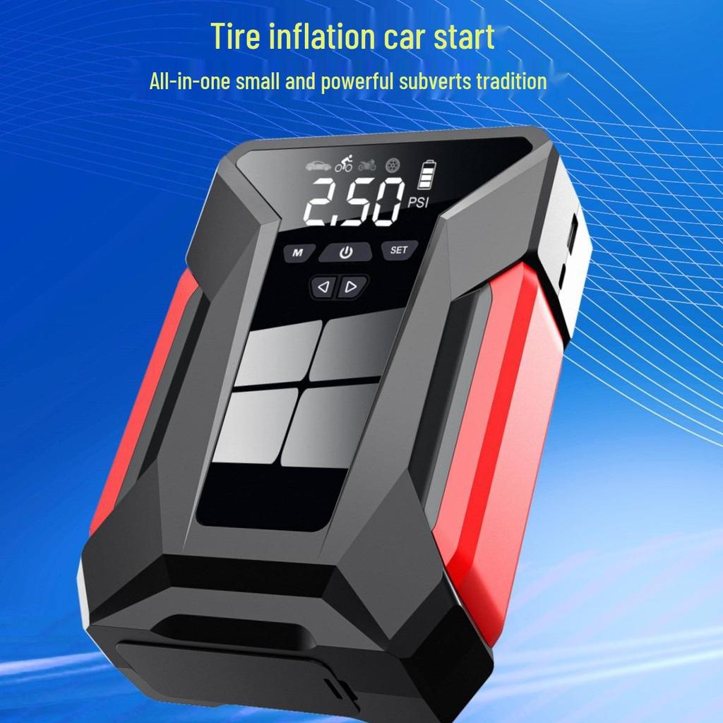 All-in-One Car Jump Starter & Tire Inflator Power Bank