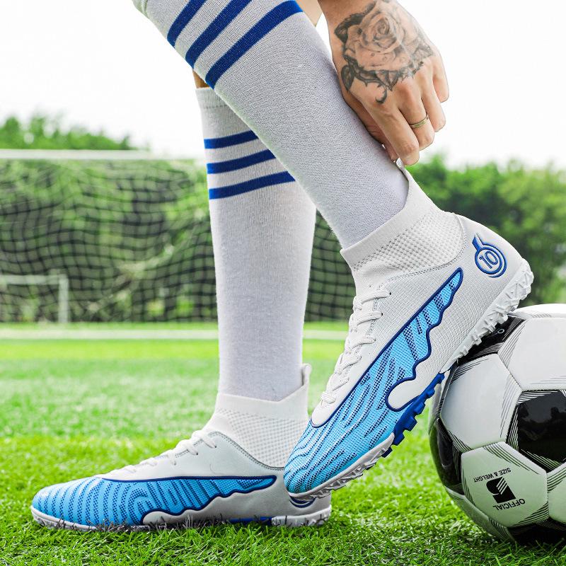 Unisex Non-slip Long-spike Football Training Shoes