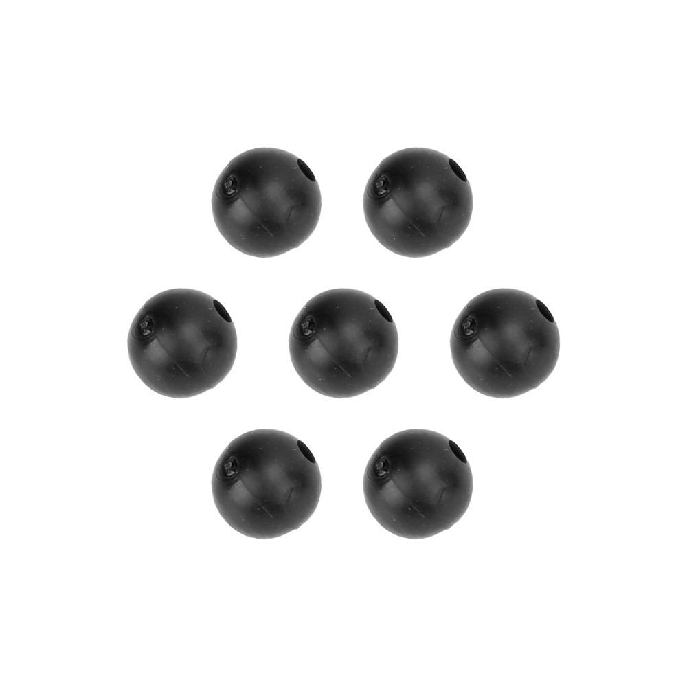 100PCS Silicone Fishing Rig Beads 8mm Diameter Fishing Shock Beads  For Carp Fishing