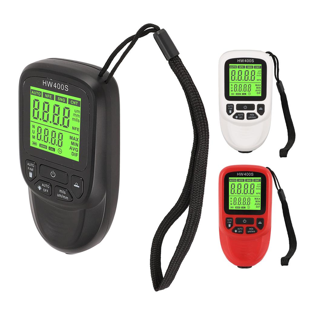 Professional Coating Thickness Gauge High Accuracy 3 Units Paint Mil Thickness Meter Gauge