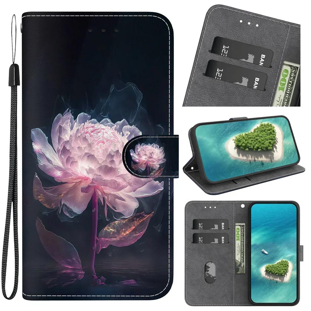 Stand Flip Wallet Case für Oneplus CE 3 2 Lite Nord 3 2T N30 N20 SE 4G ACE 2v CE4 5G Flip Bemaltes Muster Wallet Case