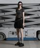 Jenyujeu Swifts Asymmetrical Pleated Skirt - Black