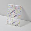 Cute Litter Bear Bowknot 5D Soft Embossed Reliefs Self Adhesive Nail Art Stickers Retro Black White Lace 3D Manicure Decals