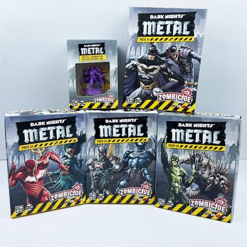 BoardM Zombicide Dark Knight Metal 5-Pack Expansion