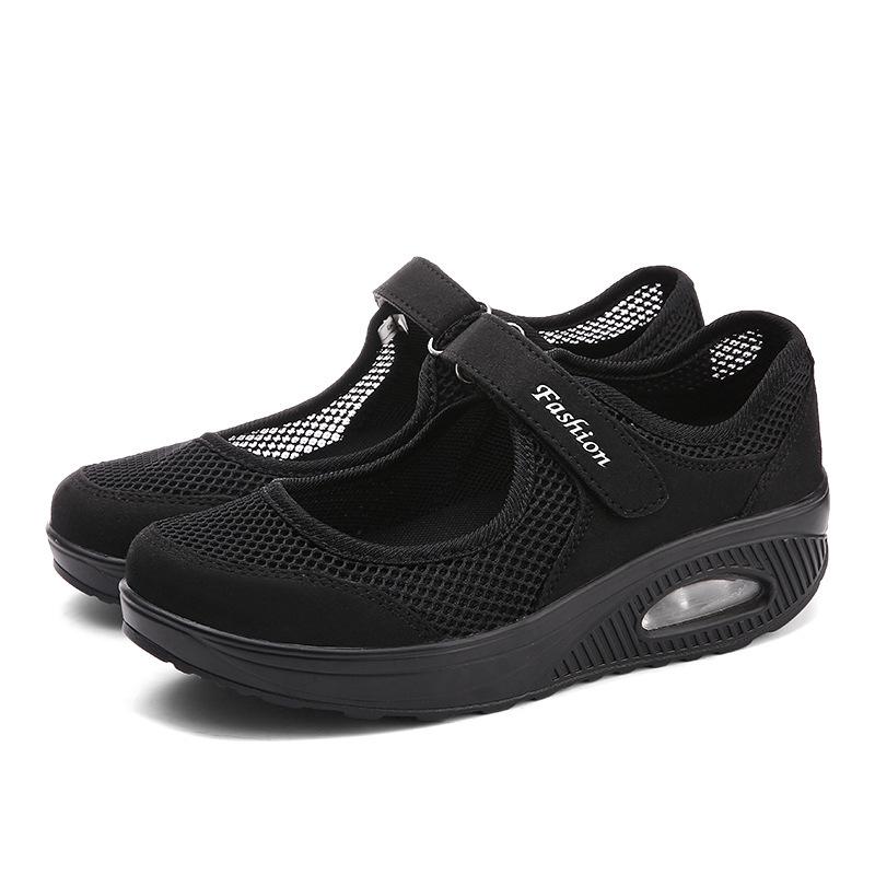 2023 Women's Lightweight Air Cushion Velcro Mesh Low-Top Shoes
