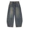 INTERCREW Side Tuck Detail Deep Blue Wide Denim D Blue Itz3El32Adb