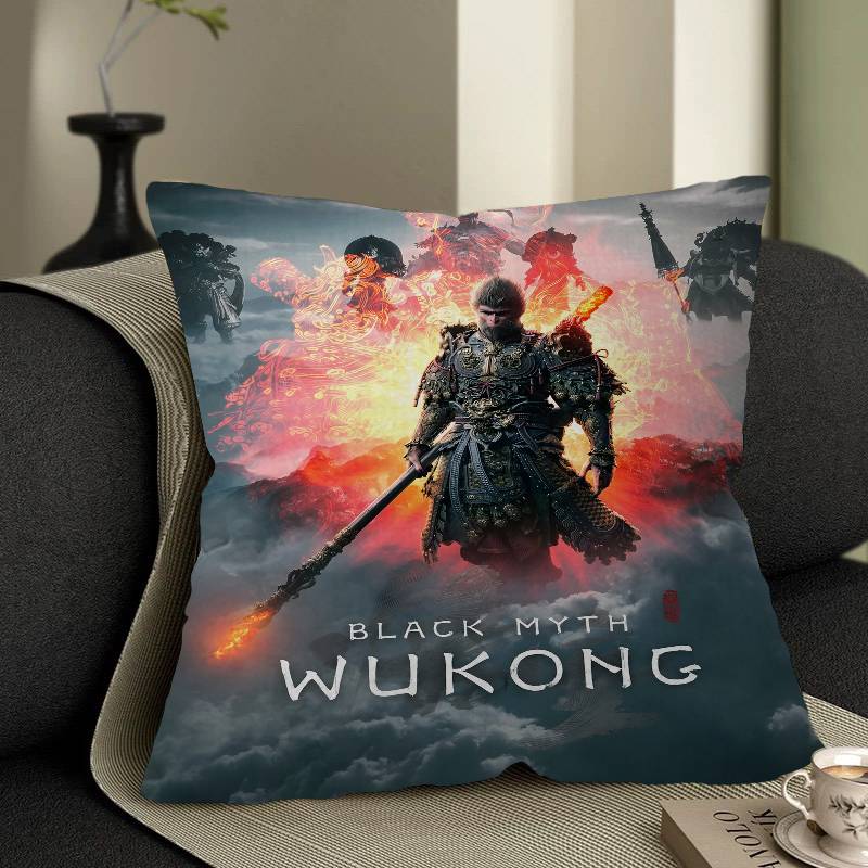 Video Game B-Black M-Myth-WuKong Pillowcases Home Bedding Decorative Pillow Cover Wedding Super Soft Pillow Case