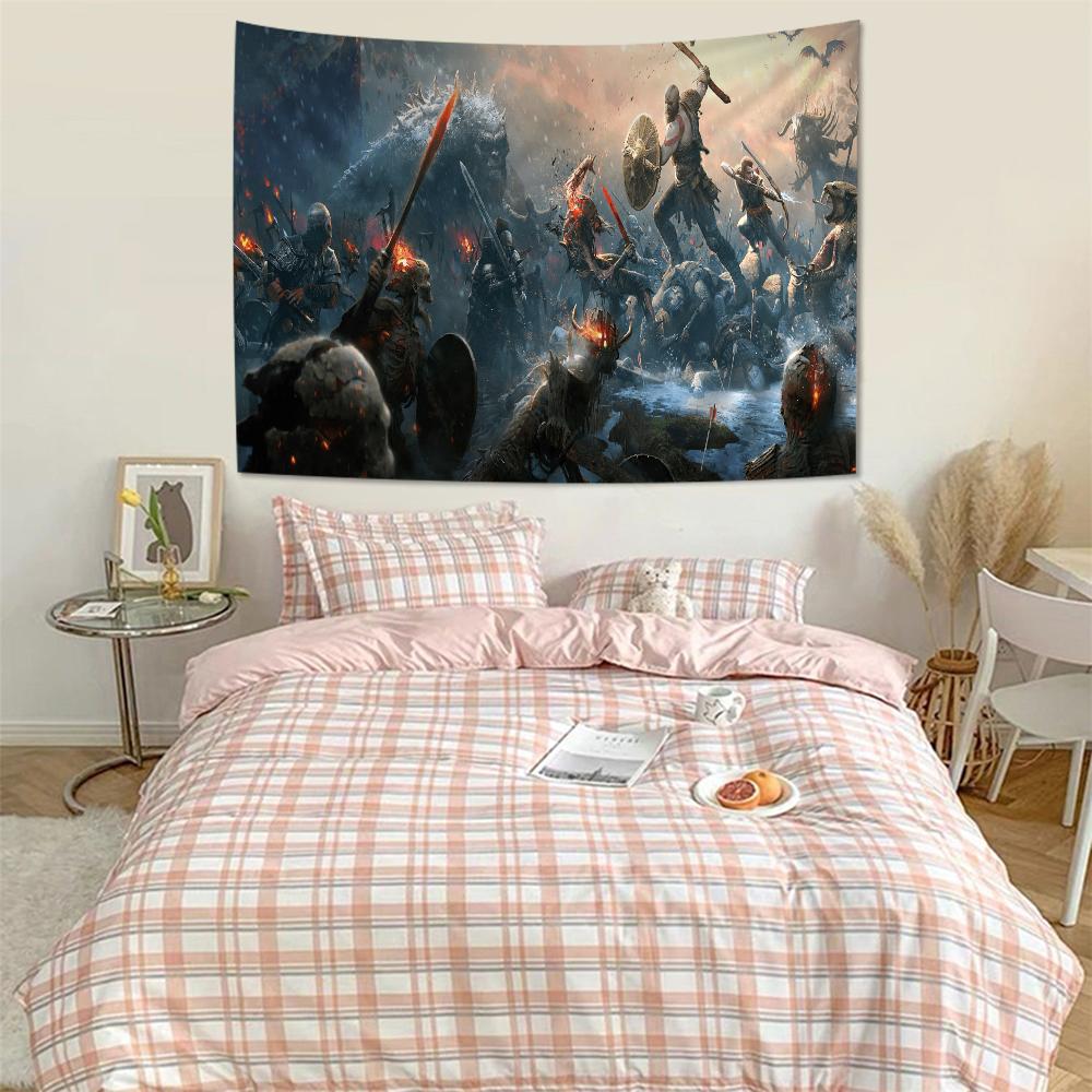 God Of War Colorful Tapestry Wall Hanging Bohemian Wall Tapestries Mandala Wall Art Decor