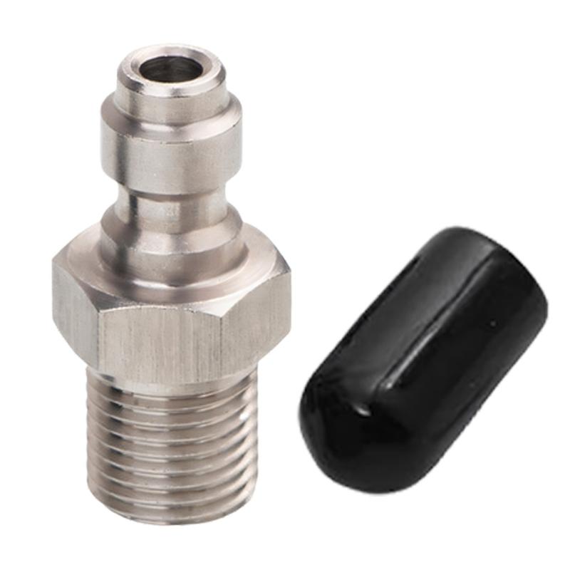 M10x1/ 1/8NPT/ 1/8BSP Außengewinde Schnellkupplungsventile 8mm Gewinde Schnellkupplungsfitting Für Hochdruckpumpen 1-Wege-Ventile