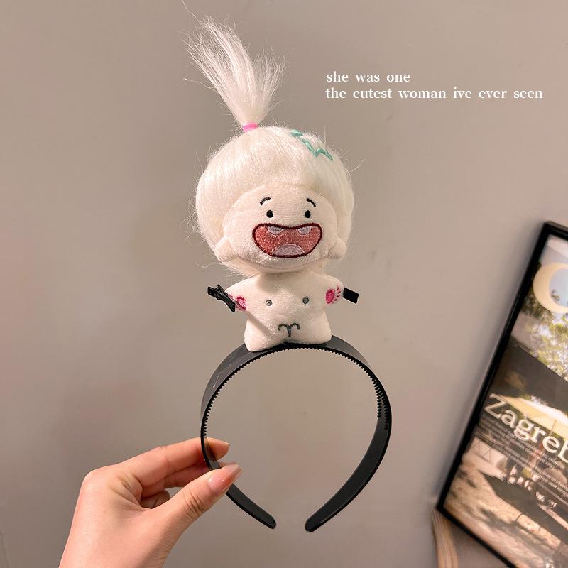 Plush Doll Headband Constellation Doll Hairband Cute Hairhoops Cosplay Headwear Hair Accessories
