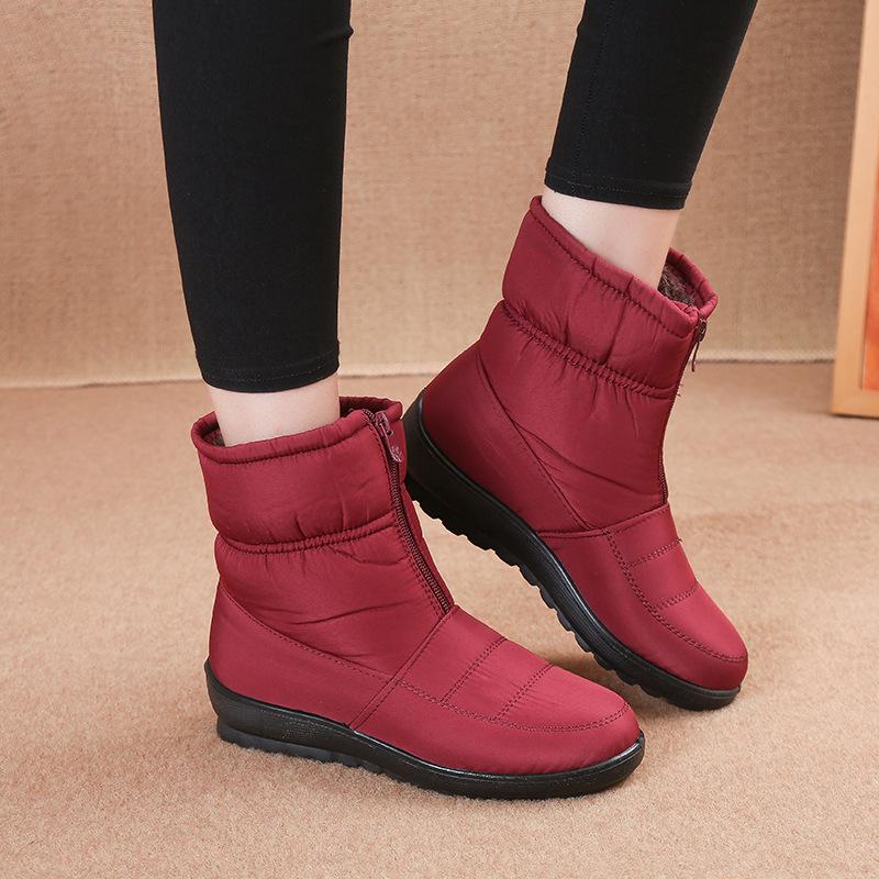 

Теплые зимние сапоги, женские сапоги, резиновые сапоги, непромокаемая женская обувь, зимние сапоги, модная обувь для мам