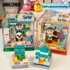 New Areax Co Branded Crayon Shin-Chan Building Blocks Happy Base Box Construction Model Collection Puzzle Children'S Toys Gift