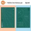 A2/A3/A4 Double-Sided Cutting Mat for Desktop Protection and Crafting - Ideal for Carving, Eraser Stamping, and Paper Cutting.