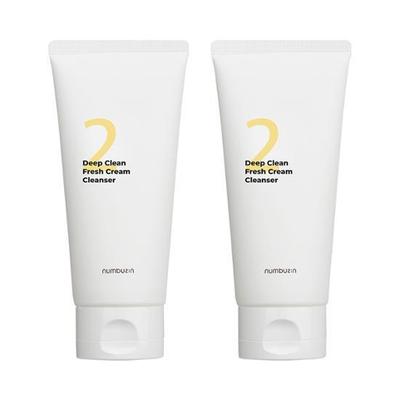 No.2 Deep Clean Fresh Cream Cleanser Doppelset (120 ml + 120 ml)