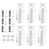 Ensemble Blanc Réglable de 6 Pièces de Supports pour Radiateur Porte-Serviettes Pour Radiateurs Droits Courbés Support Matériel de Chauffage Mural pour Salle de Bain