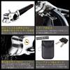 ACFREED Steering Wheel Lock Mechanic Strongest Steering Lock for Relay Attack Includes Key Case [Automotive Supervised] Anti-Theft Cars, Protection,