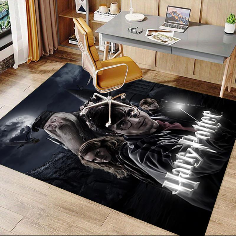 1pc Harry Potter Carpet, for Home & Office Decor, Desk Chair Carpet, Festive Gift,Conference Room CarpetL1118