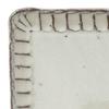 Marui Seito Shigaraki Ware Hechimon Plate, Approximately 23cm Long, White Glaze Carving, White, MR-3-4179