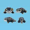 Pressure Abomination Plush, Horror Game Monster Stuffed Toy, Creepy Cute Collectible Doll for Gamers, Dark Gray, 10 Inch