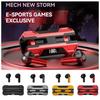 Metal Style Wireless Earphones Stereo Ergonomic Gaming Earbuds Wireless Bluetooth Earphone  Sports