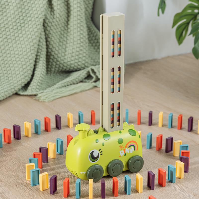 Electric Domino Train Set for Toddlers: Fun & Educational Building Blocks Toy