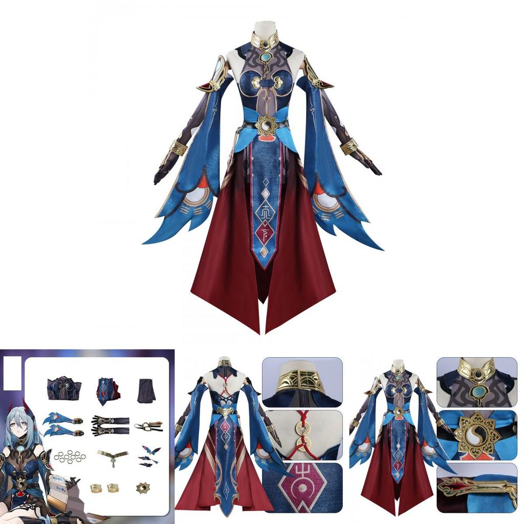 North Water Trading Collapse Star Dome Railway Cosplay Costume Cold Crow Full Set C Clothes Set Anime Game Apparel