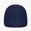 Acne Studio C40387 Navy Melange  Ahe  Face Logo Patch Beanie