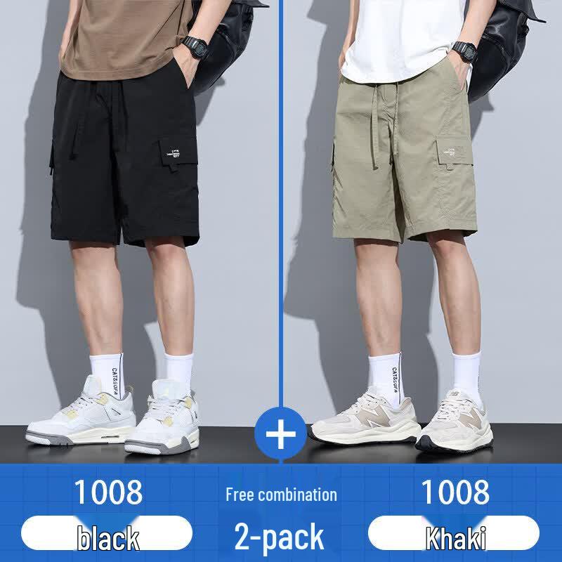 Pierre Cardin Men s Quick-Dry Ice Silk Cargo Shorts L