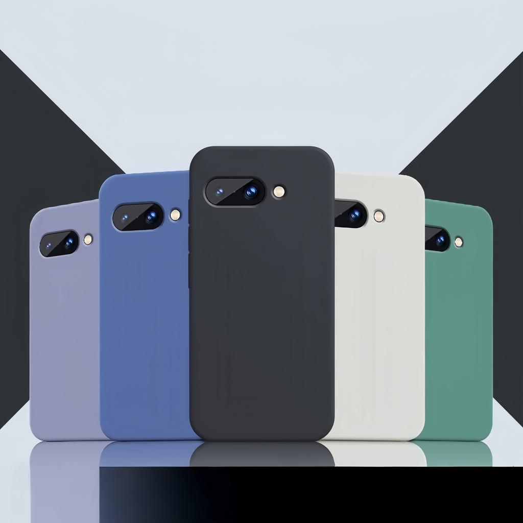 Fashion Solid Colour Shockproof Protective Liquid Silicone Phone Case For Google Pixel 10A/9A/8A