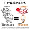 Panasonic LED base diameter equivalent to 40W bulb color equivalent general wide light distribution type that illuminates a wide 1 compatible with