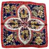 68Cm Wreath Pattern Scarf Women'S Autumn And Winter Polyester Fiber Flower Printed Scarf Warm Sun Protection Neck Shawl
