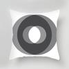 Black and White Gray Geometric Decorative Pillowcase Living Room Office Ornaments Home Pillowcase