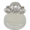 Bvlgari AN856302 #9(JP størrelse) ring K18 hvitt gull/diamant Kvinner