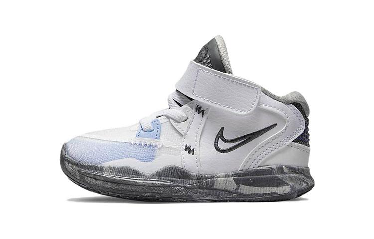 Nike Kyrie 8 Infinity Mid top Toddler Shoes White Black Infant And Toddler DD0333-102 21