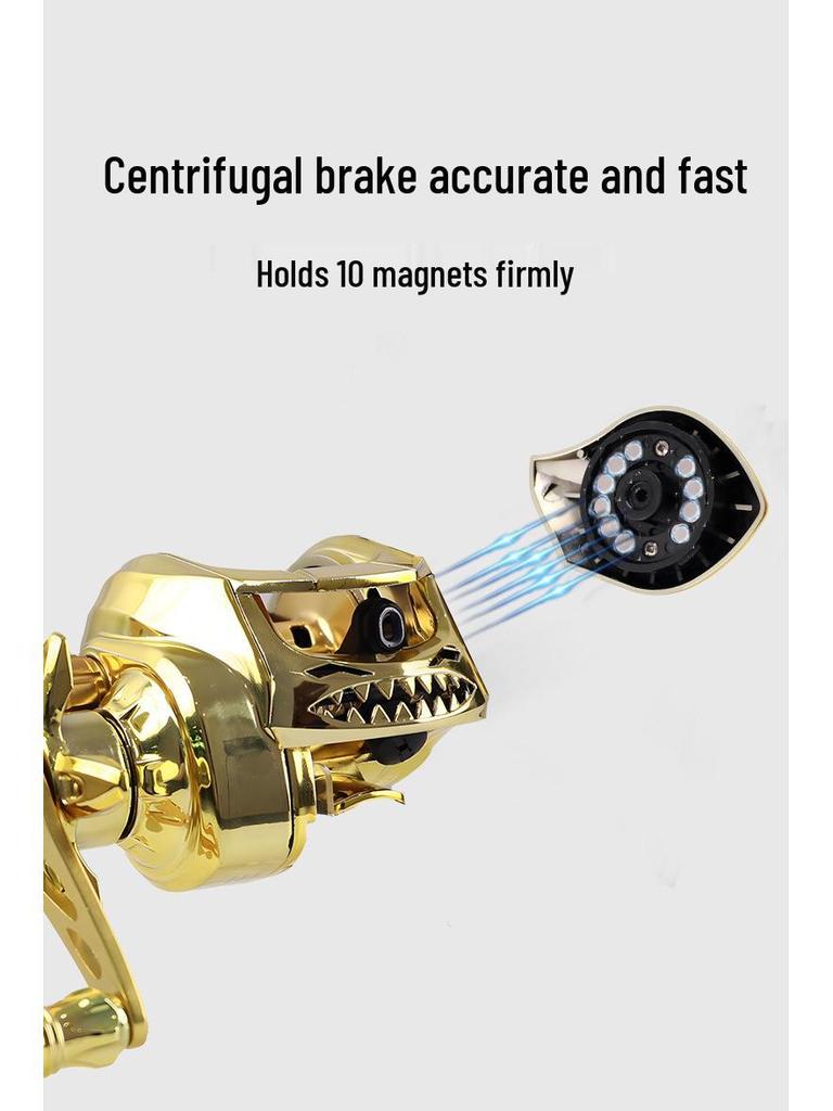 All-Metal Ultra-Light Baitcasting Reel with CNC Drum for Fine Micro Lure Fishing