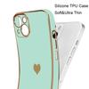 Coque de Protection - PROSHOP - iPhone 13 - Turquoise - Souple - Motif Coeur