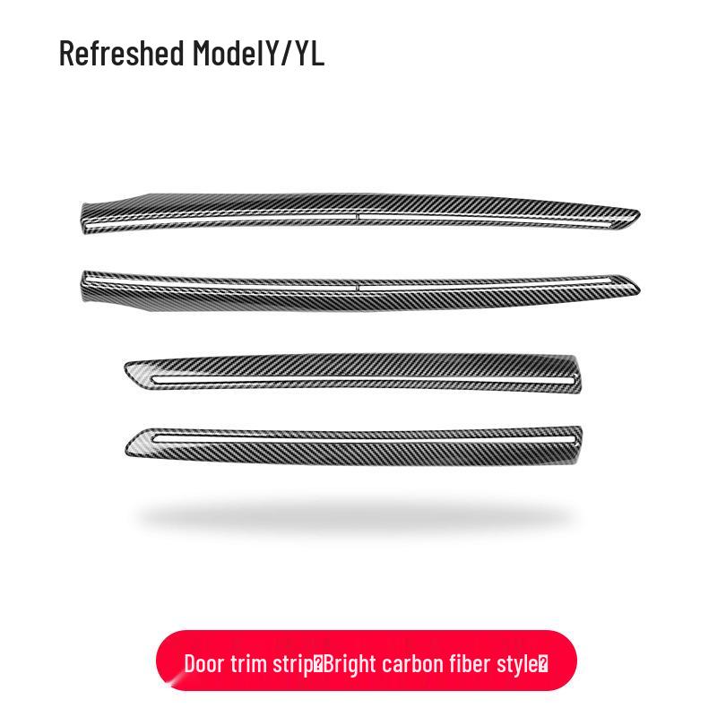 Tesla Model Y/Model YL Door Trim Decorative Panel Sticker for Interior Modification