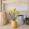 6 Mazzi Fiori Finti Crisantemi Pompom Fiori Artificiali Finti Mini Palla di Crisantemo con Gambo per Riempimento Vasi Casa Matrimonio Festa Centrotavola Composizioni Floreali