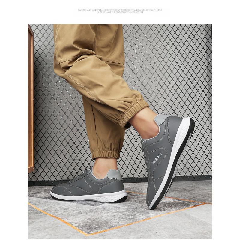 Große Leder Leichte Wasserdichte Board Schuhe, Lässige Studenten Laufschuhe, Herren- und Jugendsportschuhe