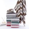 2 Pcs Striped Bath Towel Set | Soft Bath & Hand Towels | Quick-Drying & Absorbent | Stylish Multi-Color Design for Home/Spa