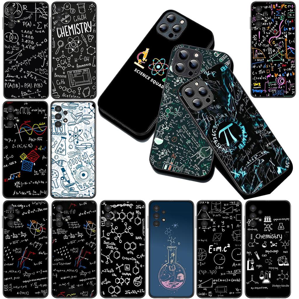 Chemical Maths Equation Formula Phone Case for Samsung Galaxy S24 S25 S23 FE Ultra Plus S7 Edge S25+ S23+ A56 5G Cover