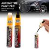 Car Scratch Repair Pen Double-Ended Design with Metal Tip Brush Lightweight Portable Easy To Apply Scratch Remover Touch Up Paint Pen
